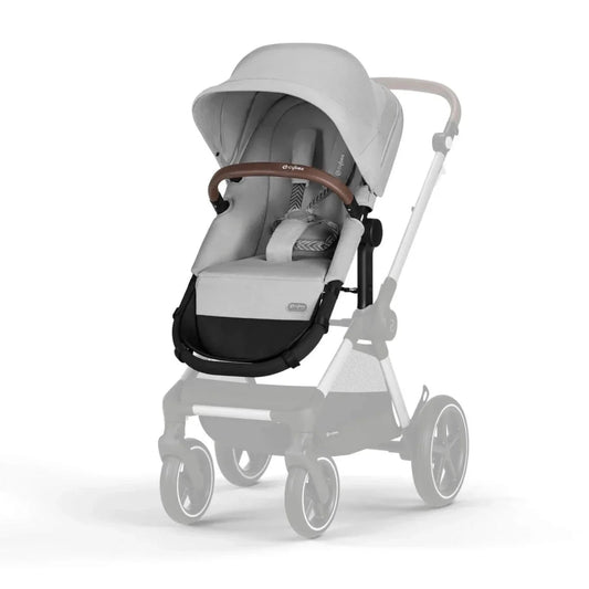 Cybex Eos Lux Silver 2-in-1 Pushchair - Lava Grey | Luxury Home Accessories | Heulog Glow