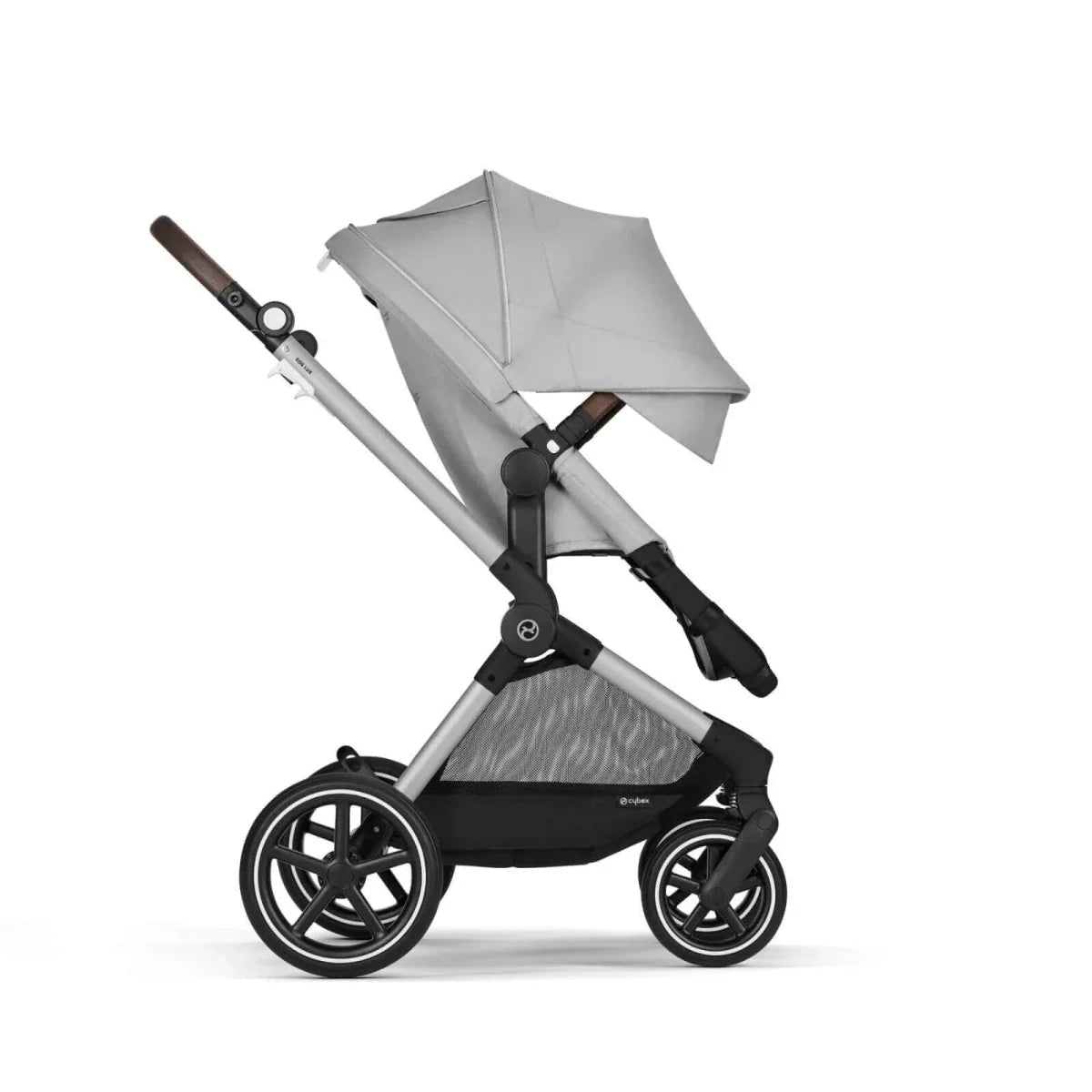 Cybex Eos Lux Silver 2-in-1 Pushchair - Lava Grey | Luxury Home Accessories | Heulog Glow