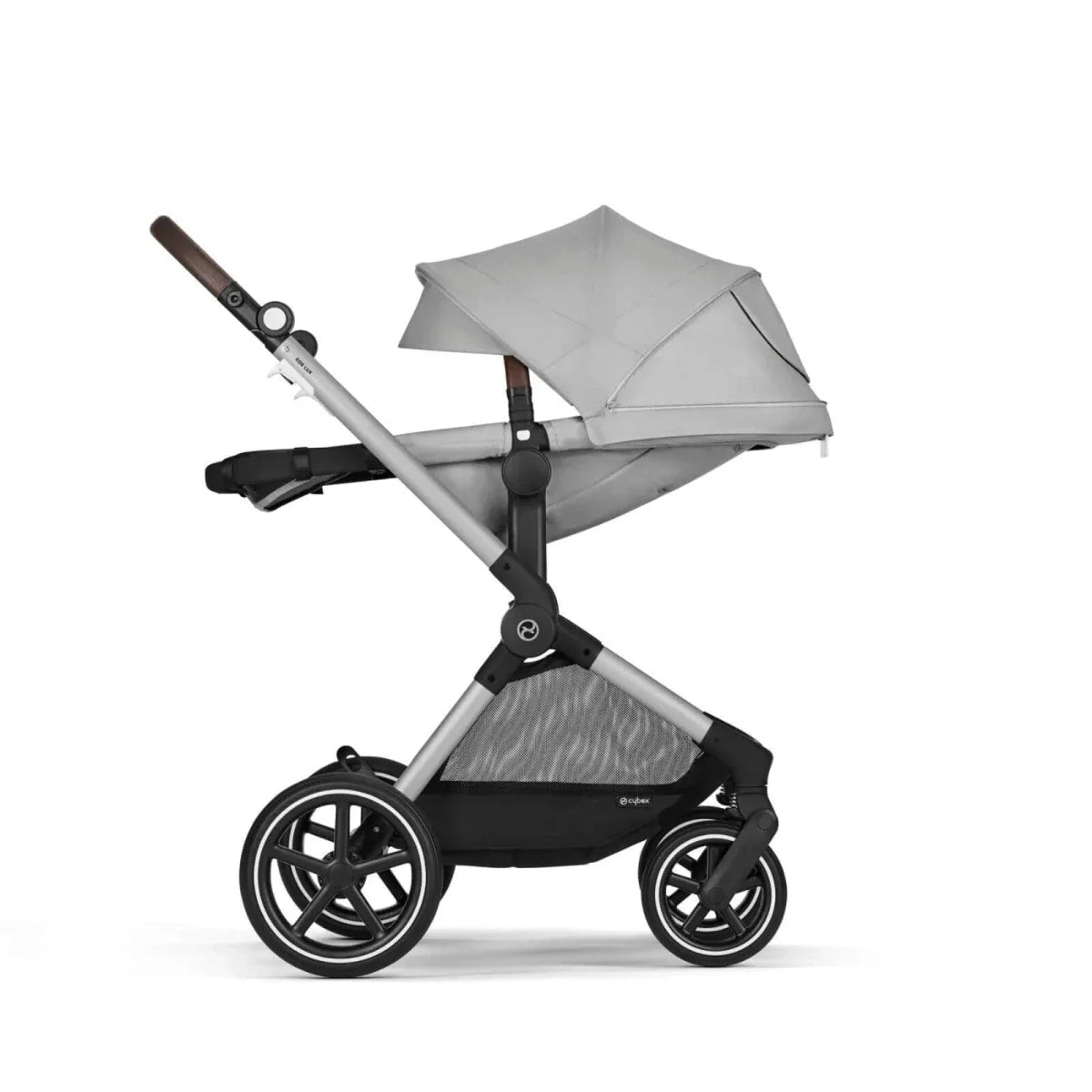 Cybex Eos Lux Silver 2-in-1 Pushchair - Lava Grey | Luxury Home Accessories | Heulog Glow