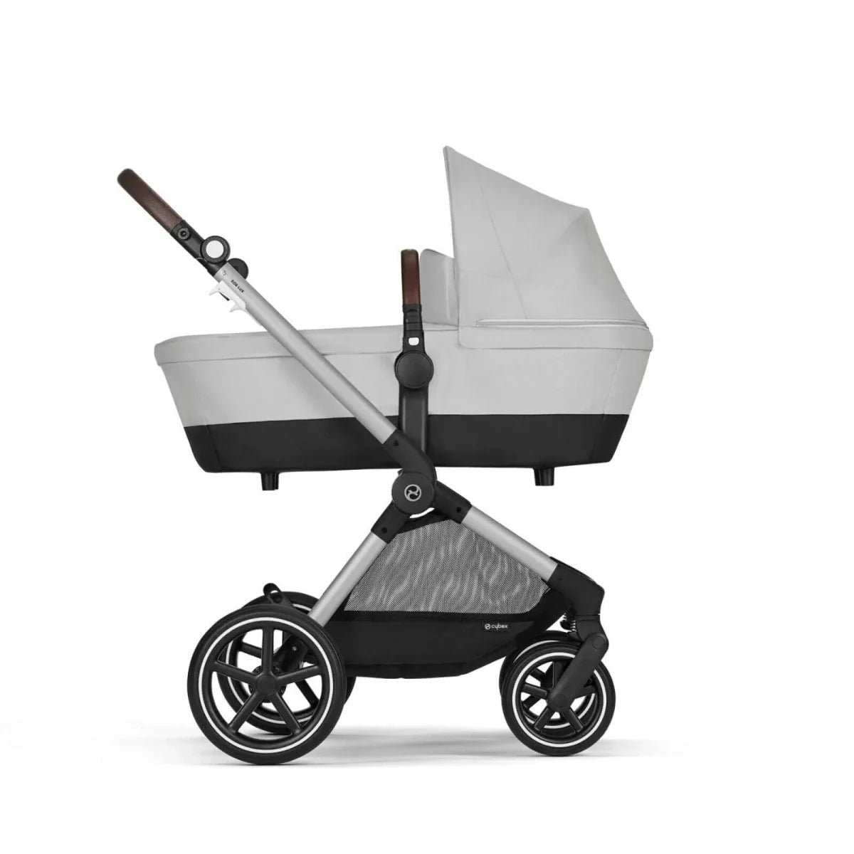 Cybex Eos Lux Silver 2-in-1 Pushchair - Lava Grey | Luxury Home Accessories | Heulog Glow