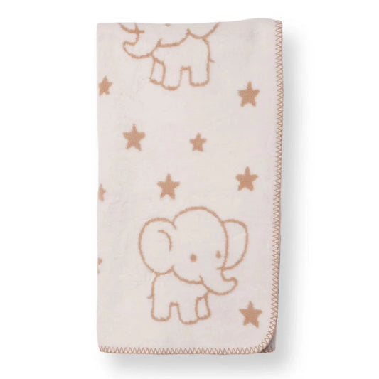 Little Dreams Unisex Blanket Animal Print - Light Brown