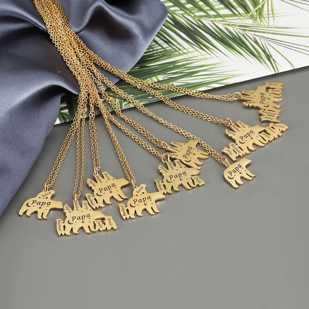 Dad Necklace European And American Fashion Mother's Day Gift | Luxury Home Accessories | Heulog Glow