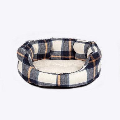 Danish Design Bowmore Navy Deluxe Slumber Bed Small 24 Inch | Luxury Home Accessories | Heulog Glow