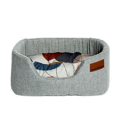 Danish Design Colour Block Silver Lux Slumber Bed Medium | Luxury Home Accessories | Heulog Glow