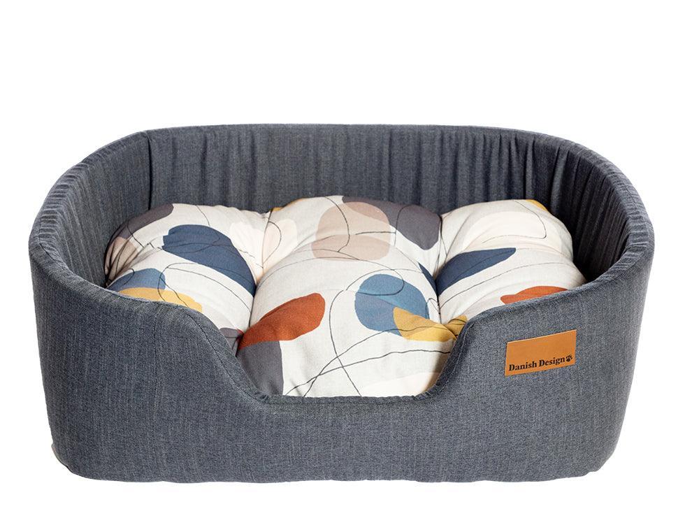 Danish Design Colour Block Steel Lux Slumber Bed Large | Luxury Home Accessories | Heulog Glow