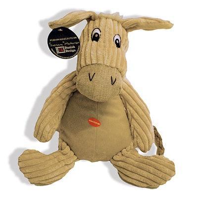 Danish Design Doris the Natural Donkey Dog Toy | Luxury Home Accessories | Heulog Glow
