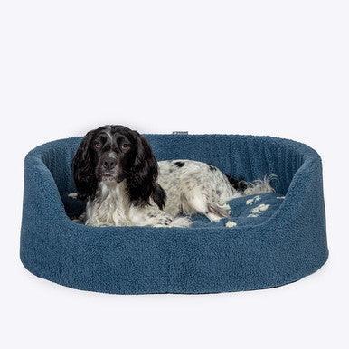 Danish Design Fleece Harbour Paw Slumber Bed 24 Inch | Luxury Home Accessories | Heulog Glow