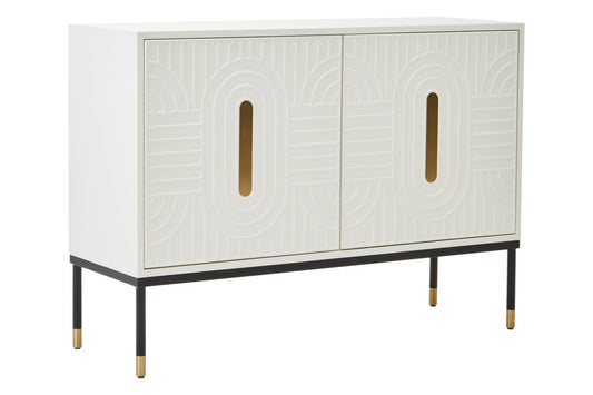 Danta Off White 2 Door Sideboard | Luxury Home Accessories | Heulog Glow