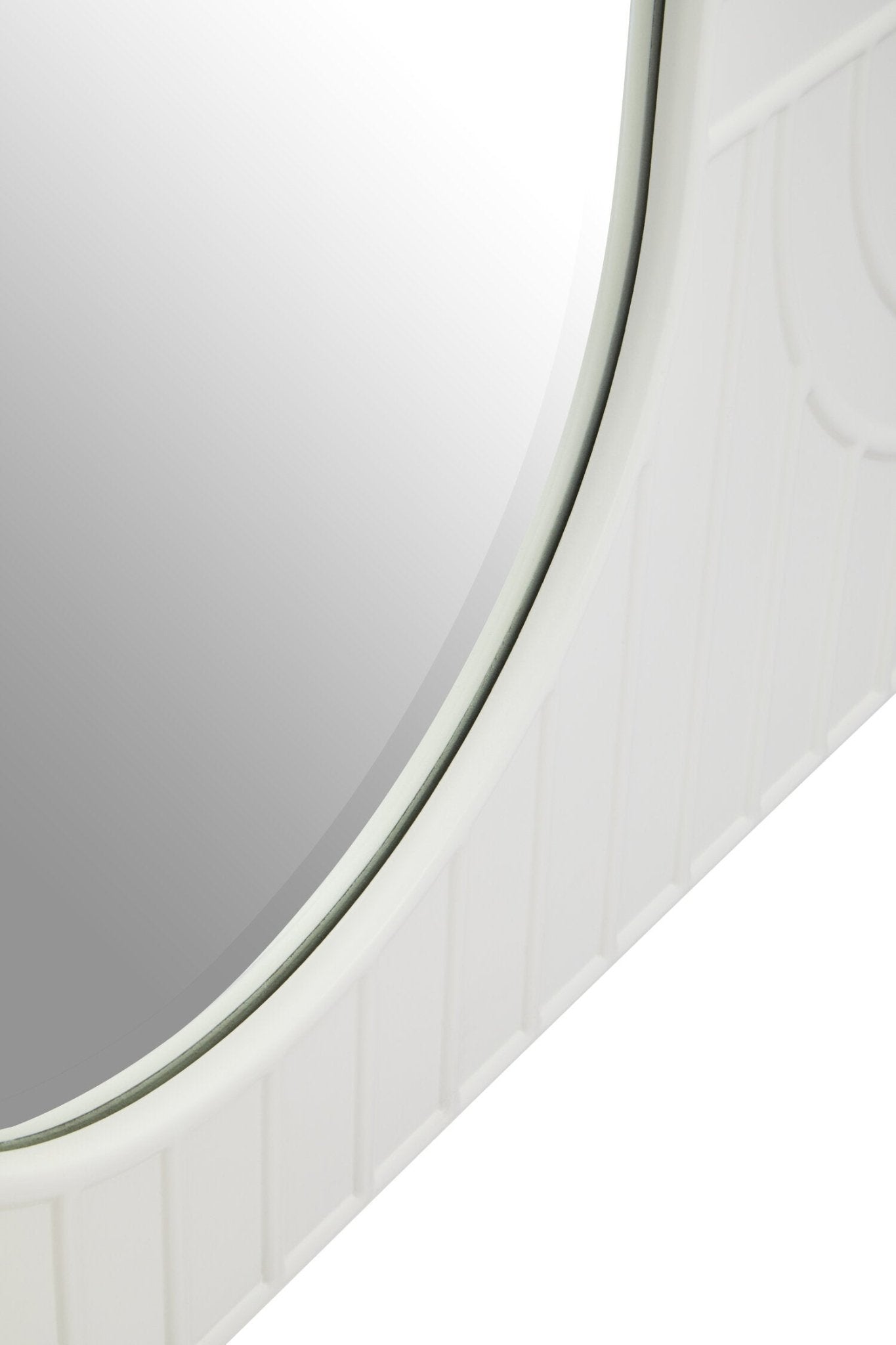 Danta Off White Wall Mirror | Luxury Home Accessories | Heulog Glow