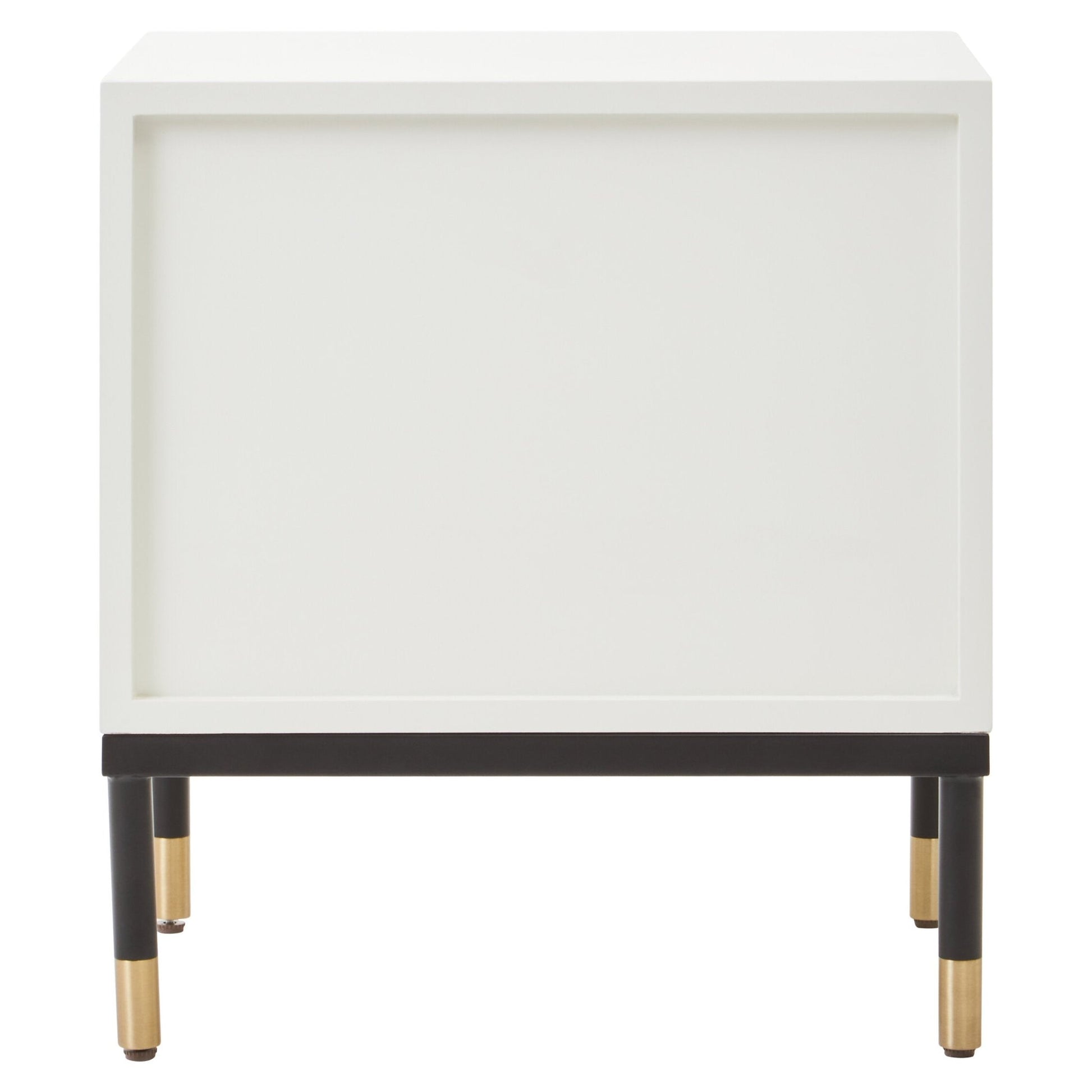 Danta Two Drawer Side Table in Off White | Luxury Home Accessories | Heulog Glow