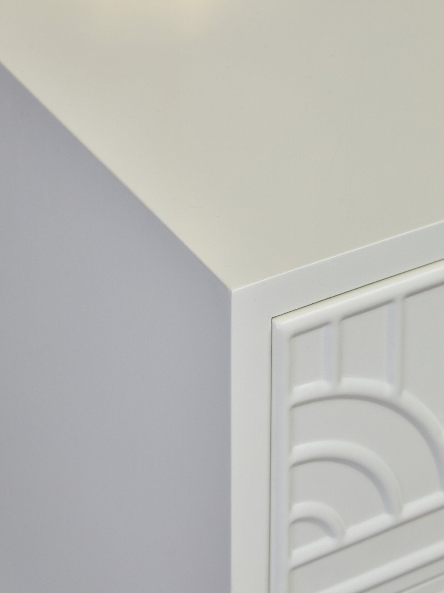 Danta Two Drawer Side Table in Off White | Luxury Home Accessories | Heulog Glow