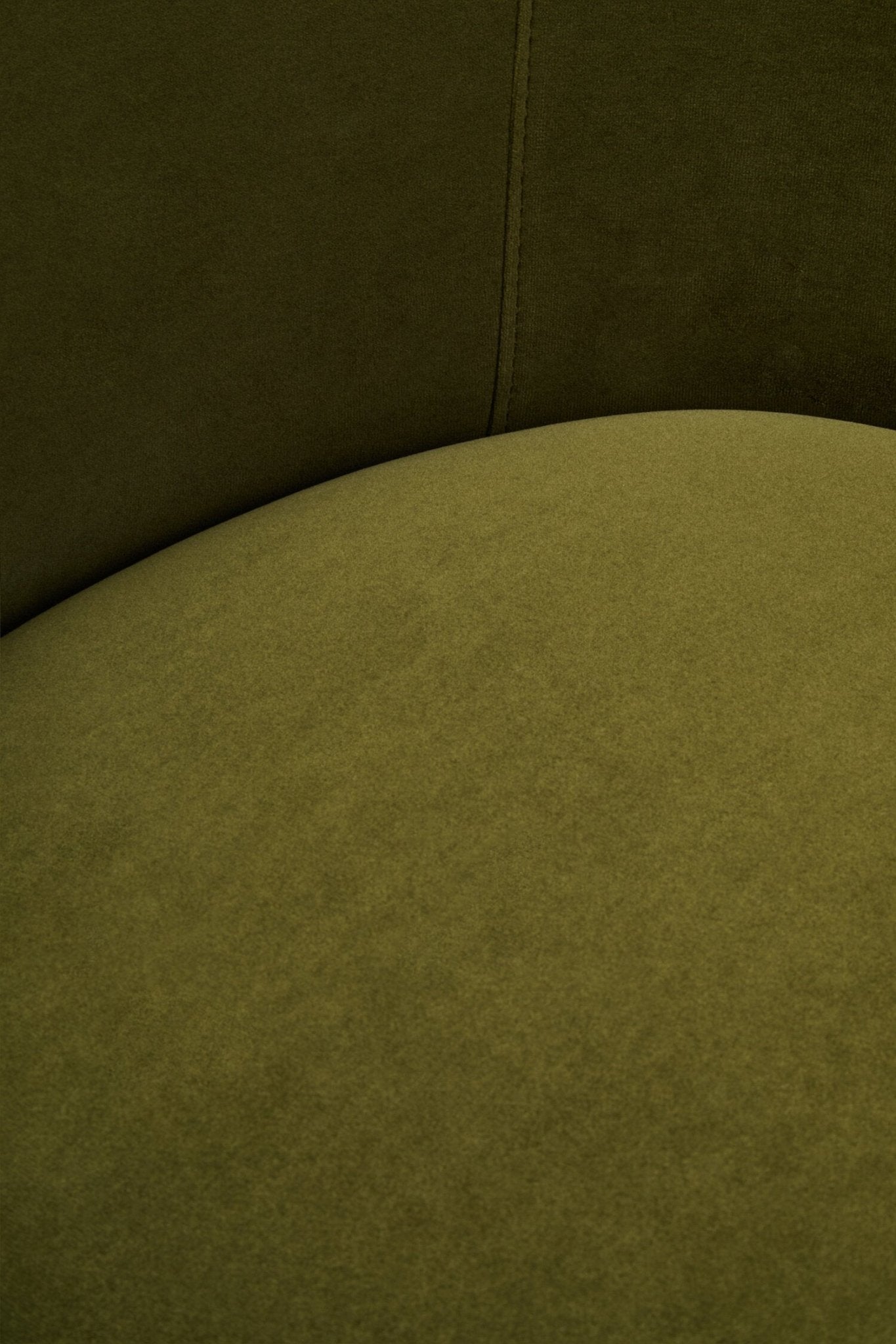 Darla Forest Green Curved Velvet Chair | Luxury Home Accessories | Heulog Glow