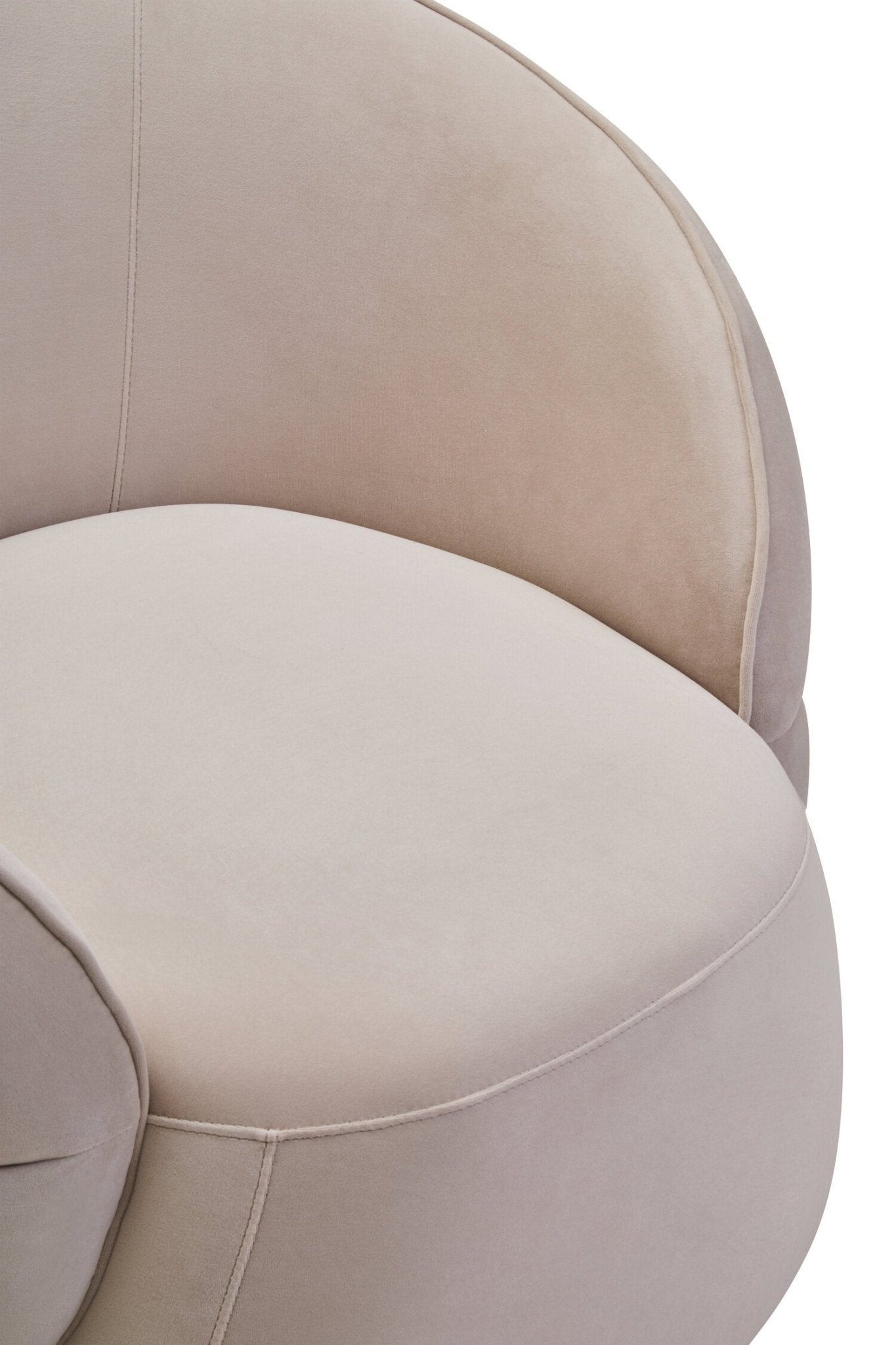 Darla Stone Velvet Curved Chair | Luxury Home Accessories | Heulog Glow