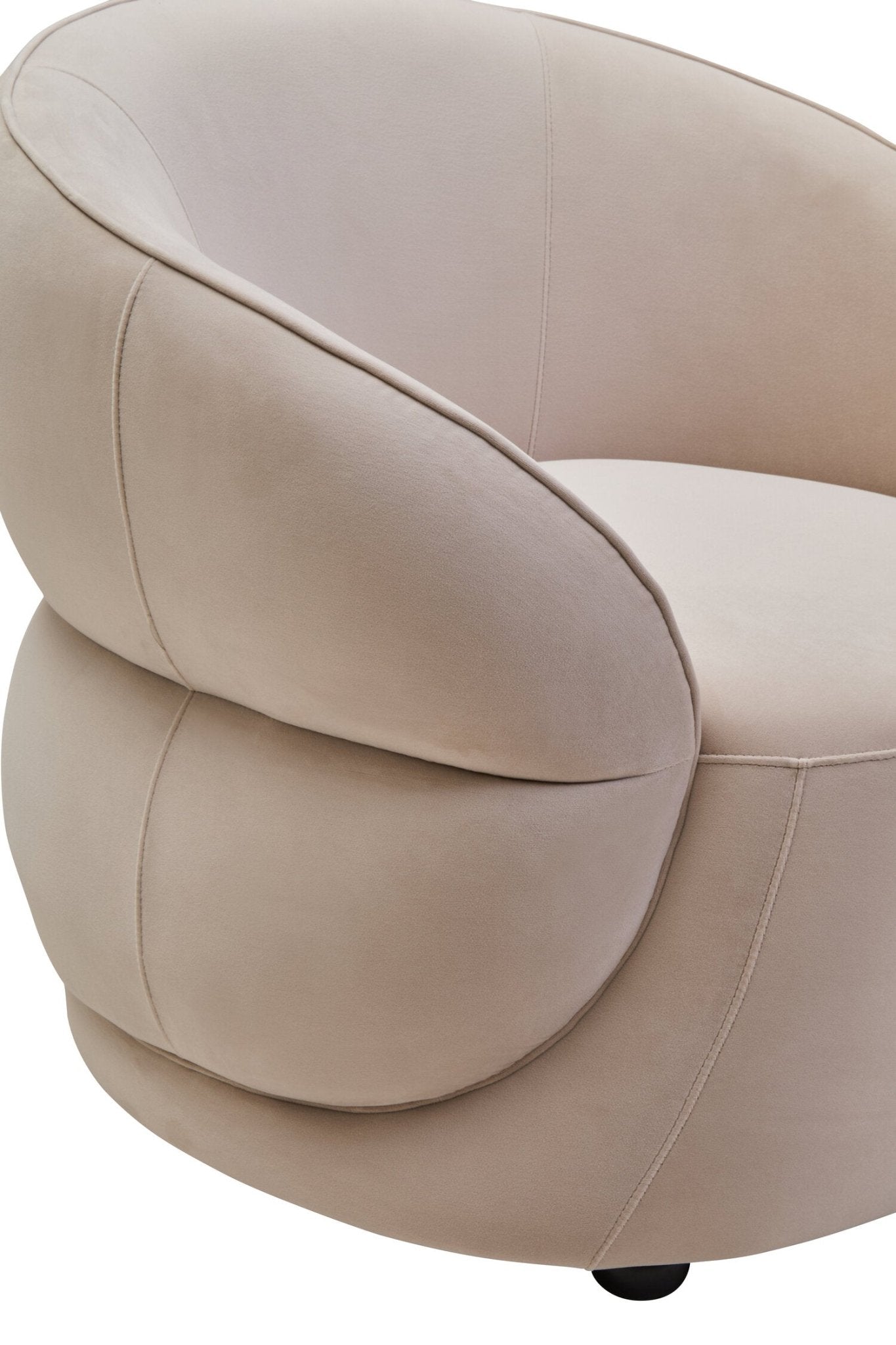 Darla Stone Velvet Curved Chair | Luxury Home Accessories | Heulog Glow