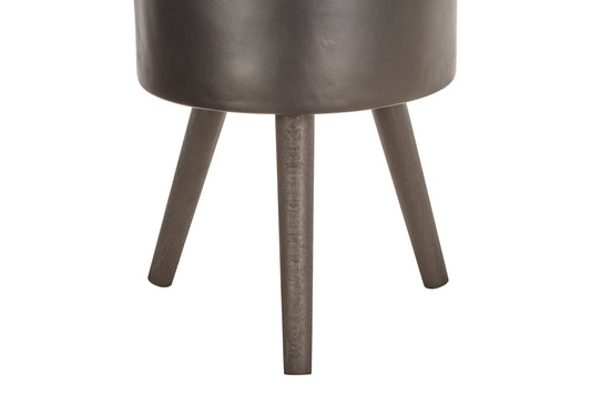 Darnell Large Black Finish Planter | Luxury Home Accessories | Heulog Glow