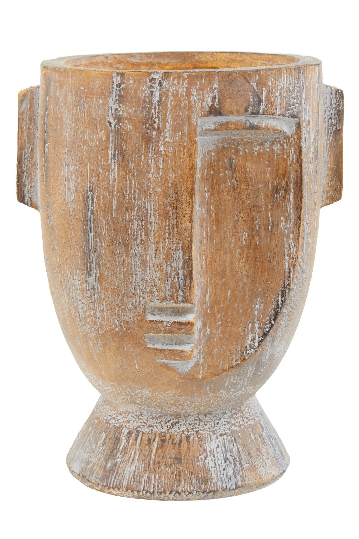 Darnell Large Natural Face Planter | Luxury Home Accessories | Heulog Glow