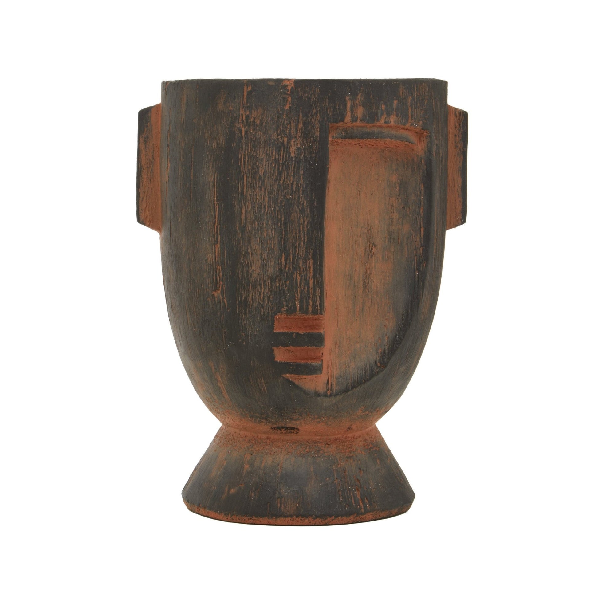 Darnell Large Rustic Face Planter | Luxury Home Accessories | Heulog Glow