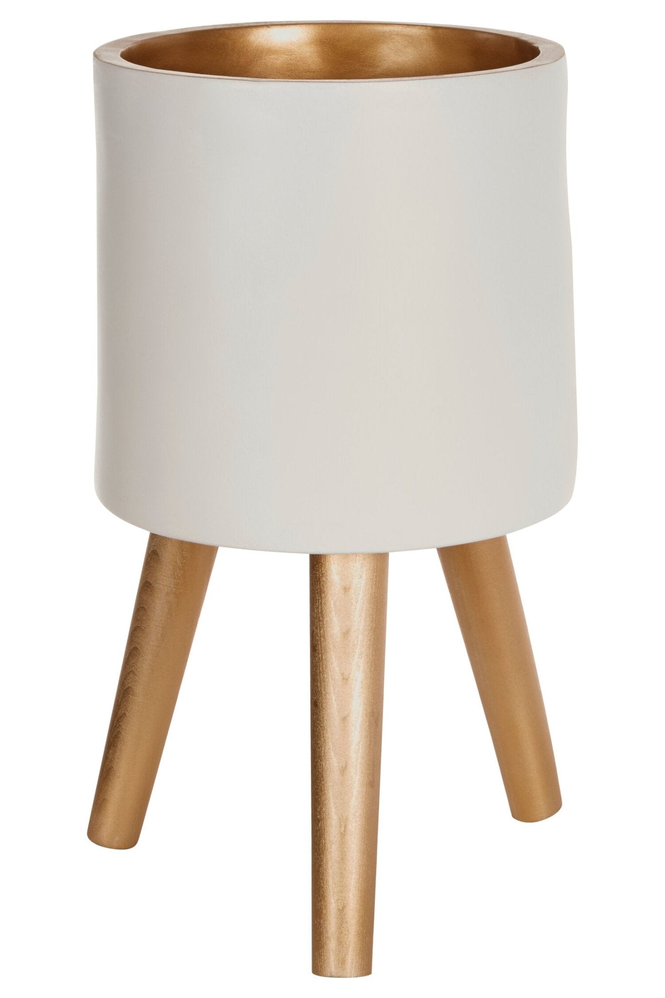 Darnell Small White Planter | Luxury Home Accessories | Heulog Glow