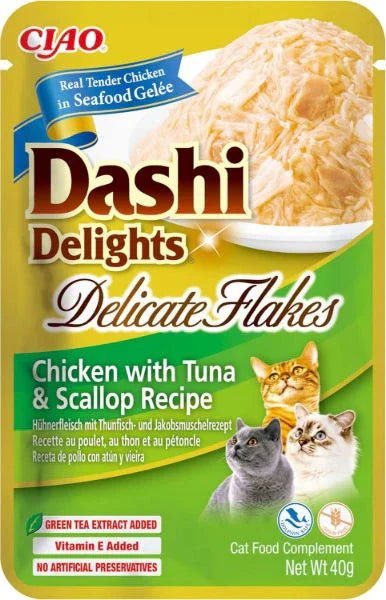 Dashi Delights Delicate Flakes Chicken with Tuna & Scallop Recipe | Luxury Home Accessories | Heulog Glow