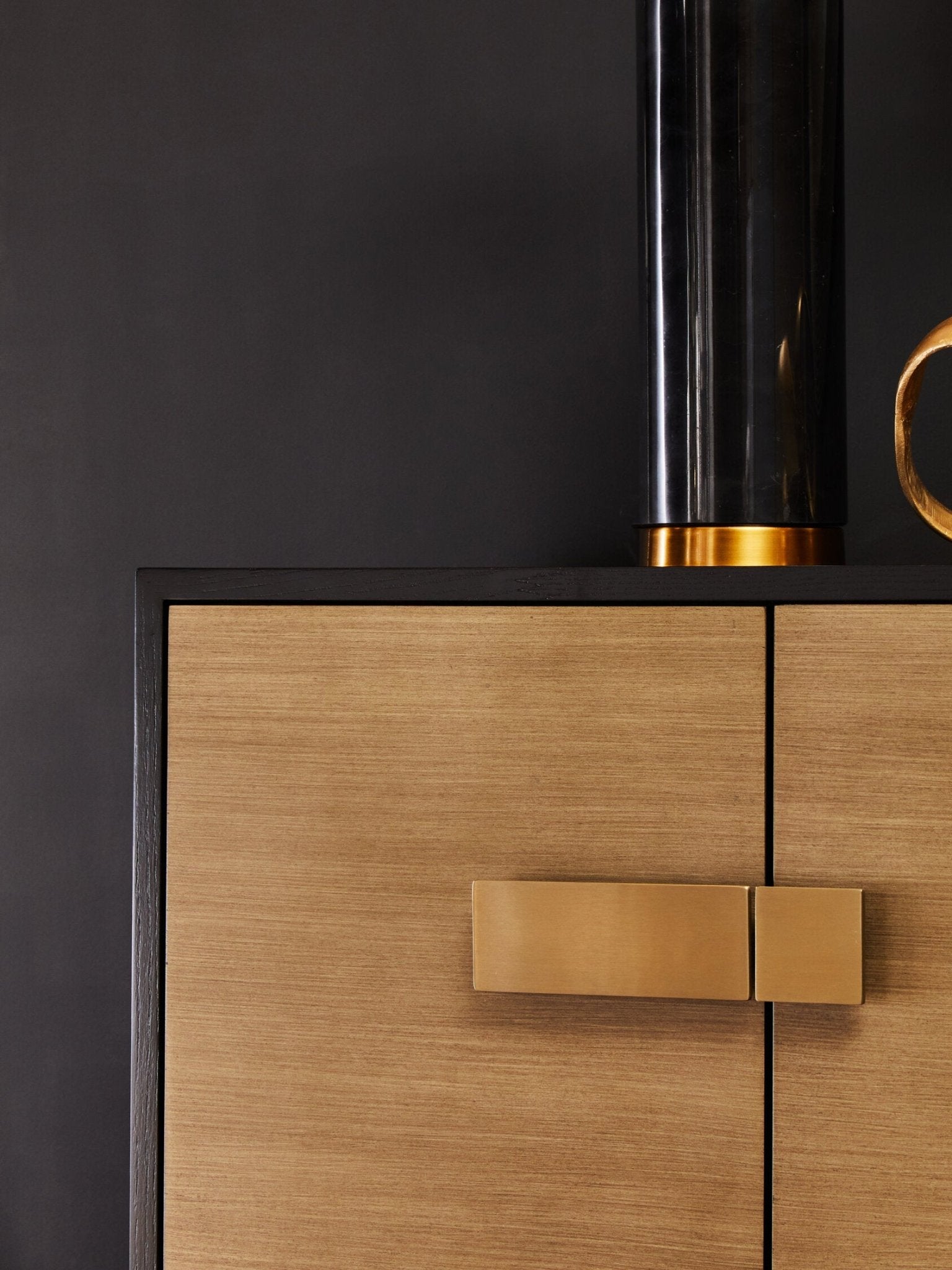 Davoli Black And Grey Sideboard | Luxury Home Accessories | Heulog Glow