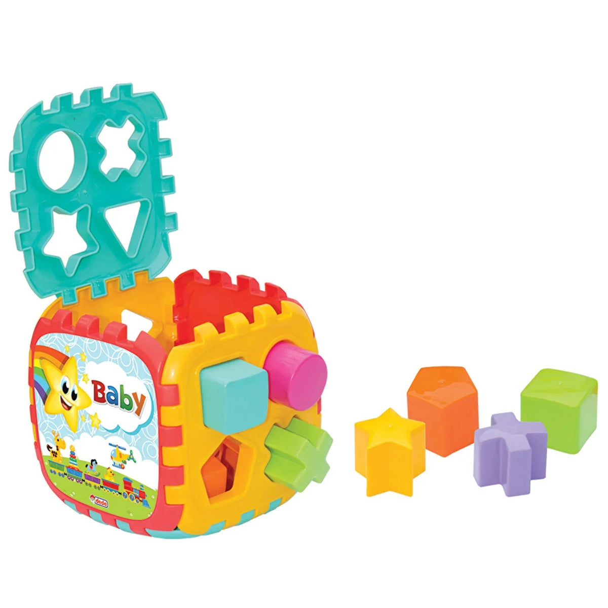 Dede Baby Puzzle Big Shape Sorter Cube | Luxury Home Accessories | Heulog Glow