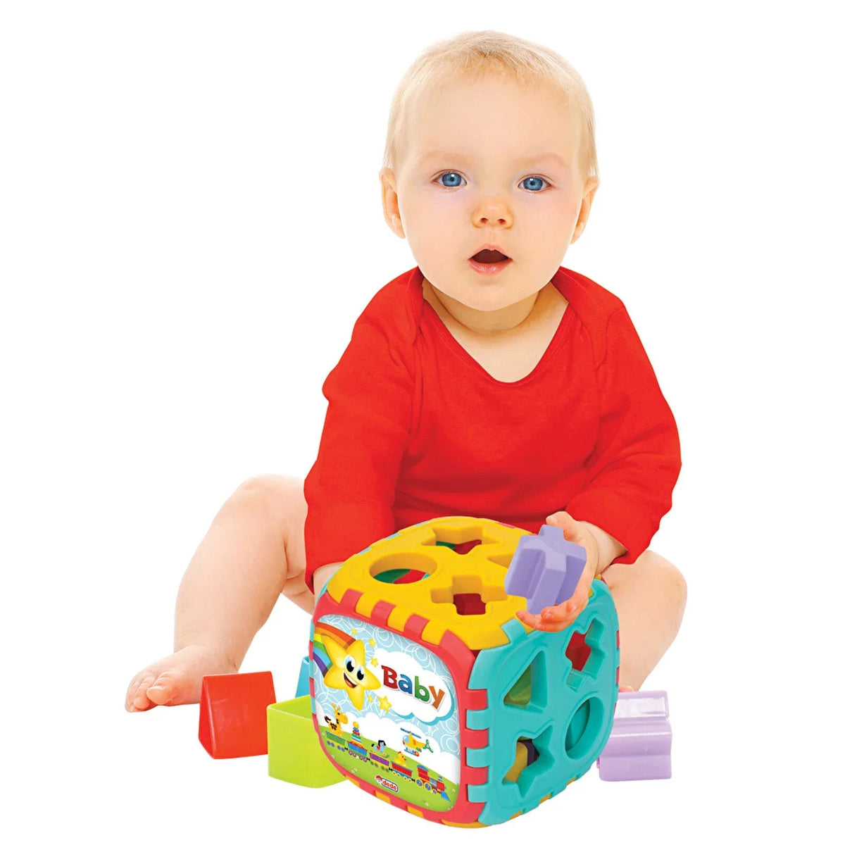 Dede Baby Puzzle Big Shape Sorter Cube | Luxury Home Accessories | Heulog Glow