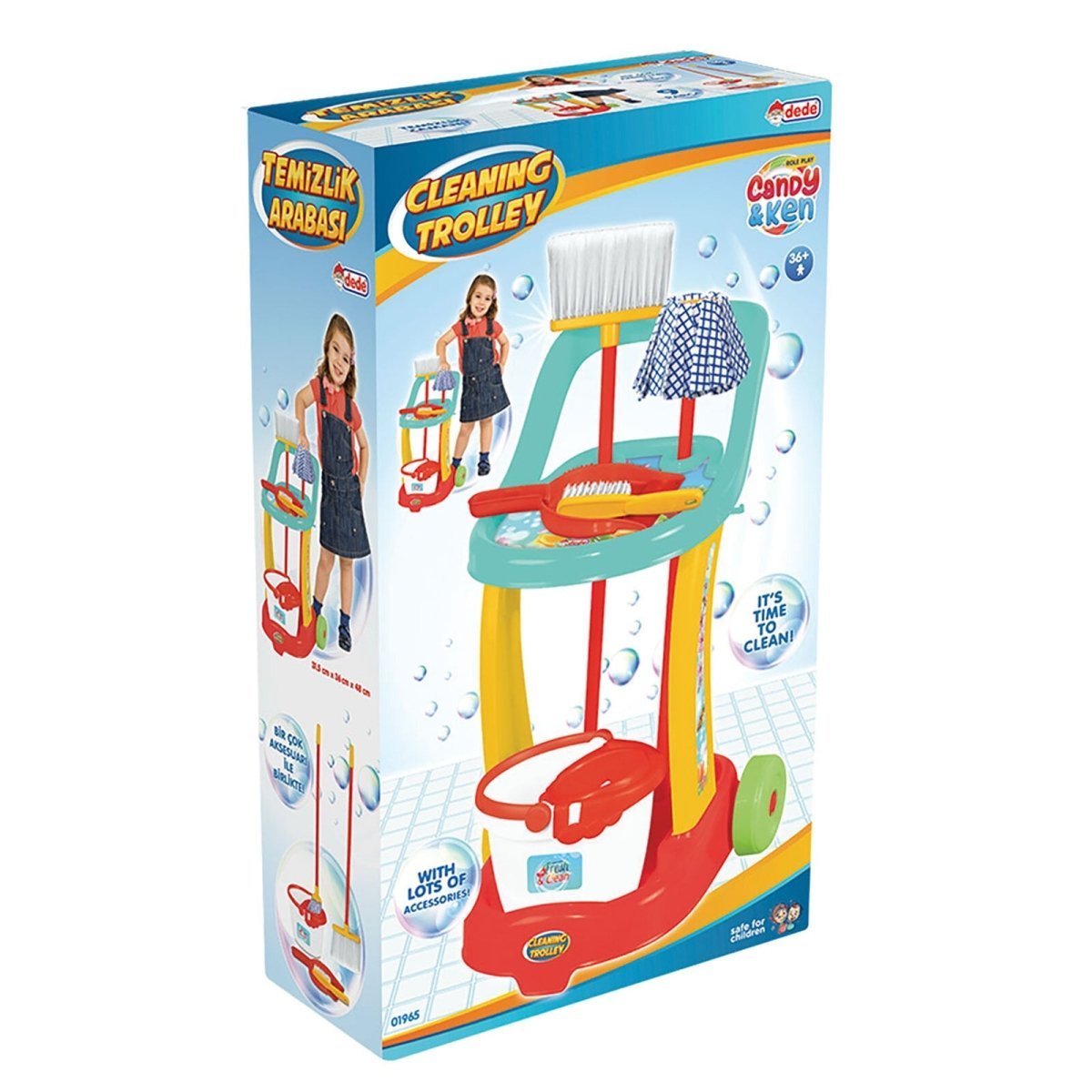 Dede Cleaning Trolley 9 pcs | Luxury Home Accessories | Heulog Glow