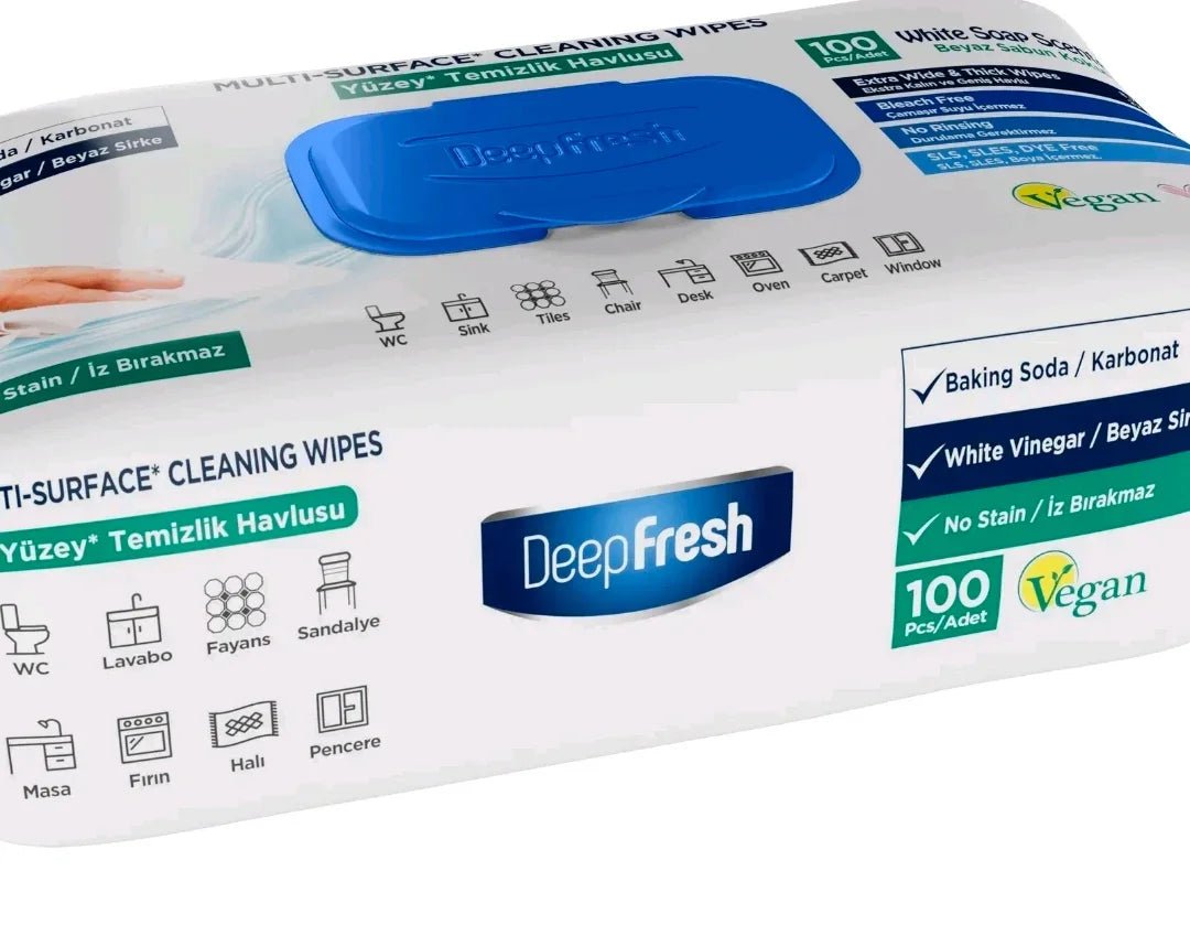 Deep Fresh Extra Large Multi Surface Cleaning Wipes | Luxury Home Accessories | Heulog Glow