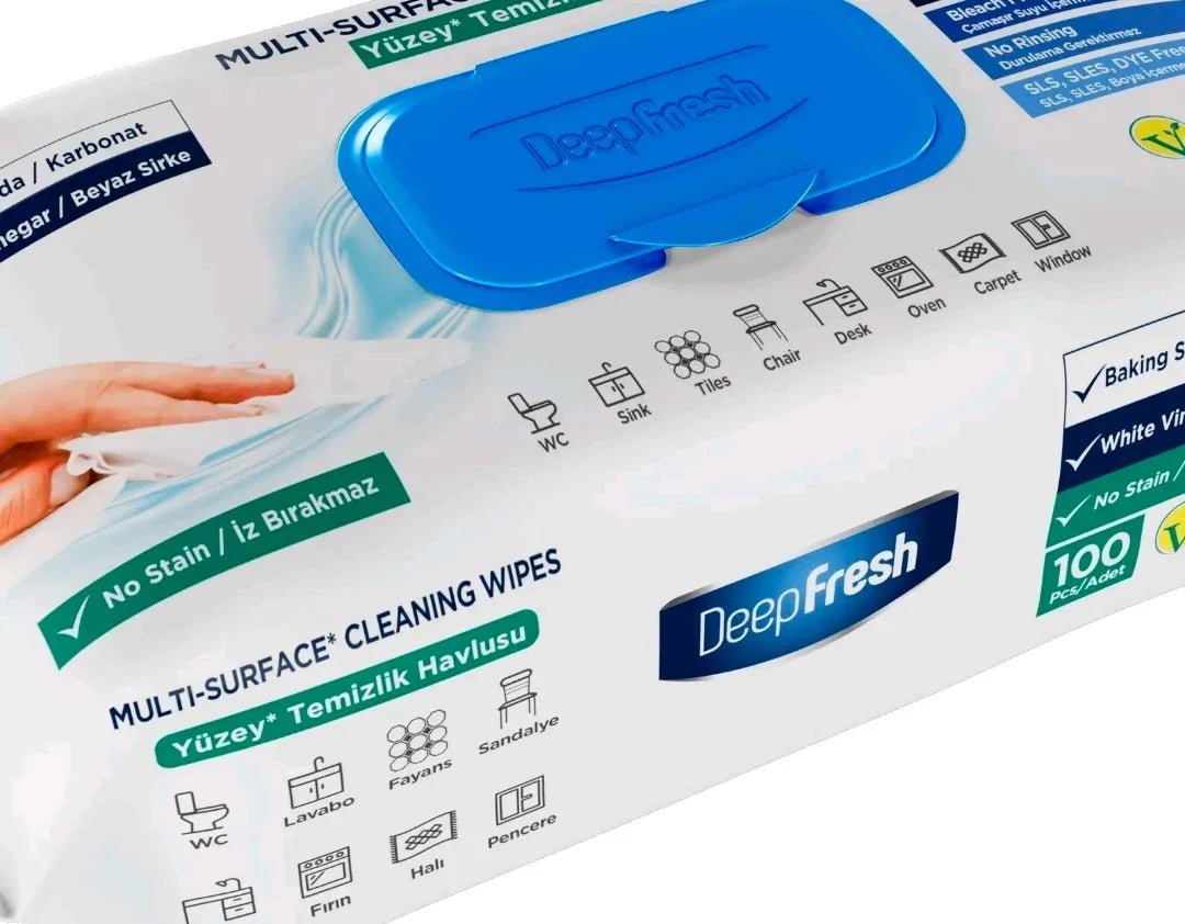 Deep Fresh Extra Large Multi Surface Cleaning Wipes | Luxury Home Accessories | Heulog Glow
