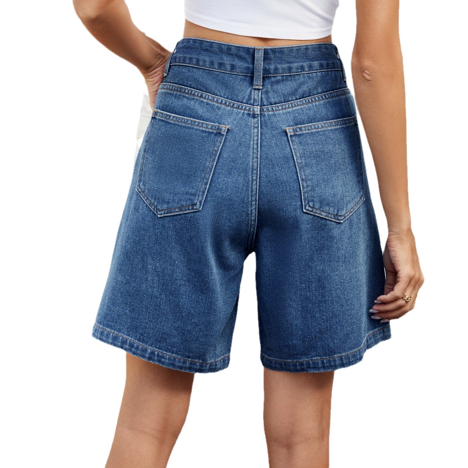 Denim Shorts With Waist Adjustable Design Fashion Summer Pants For Women | Luxury Home Accessories | Heulog Glow