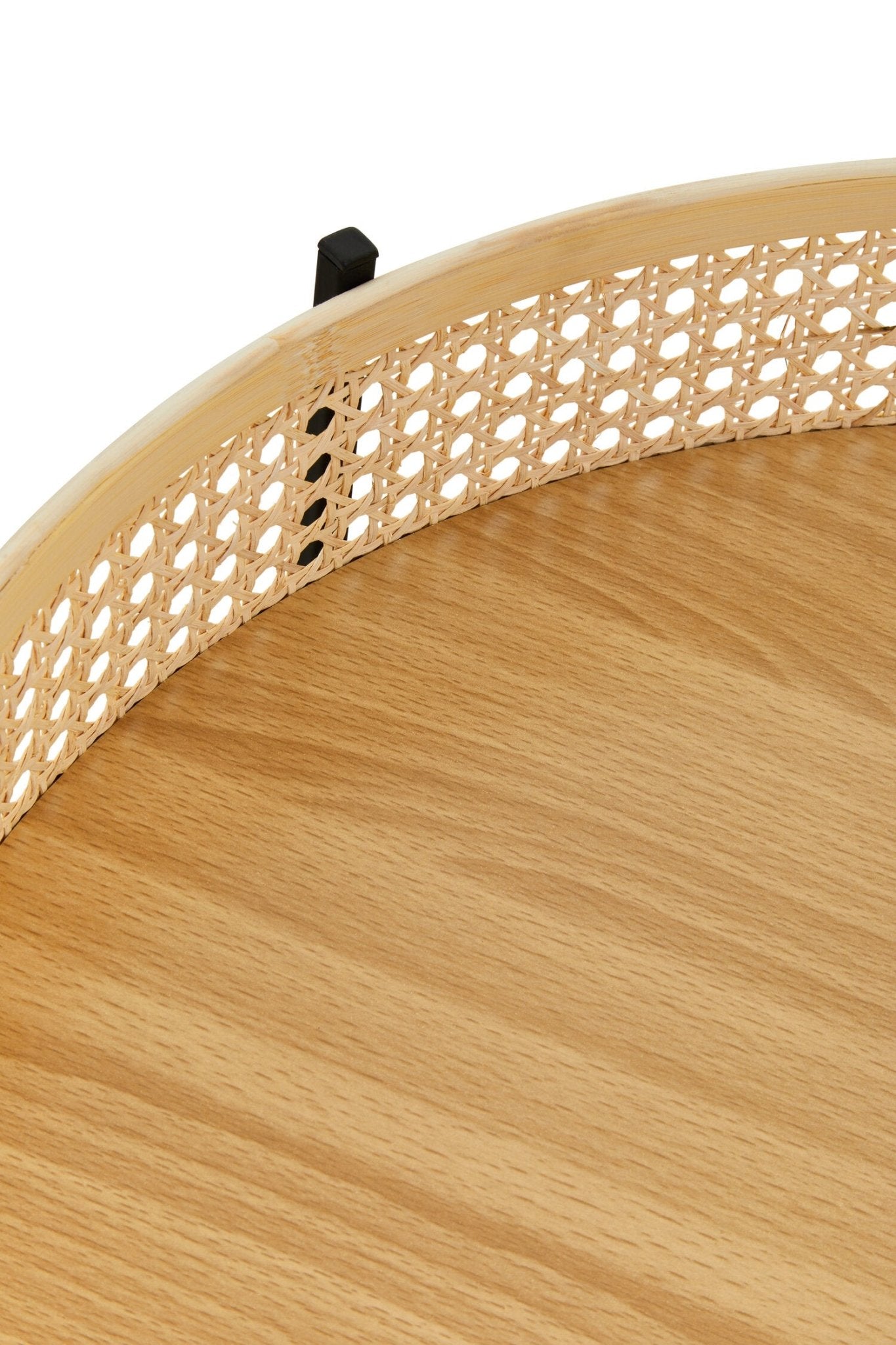 Depok Rattan Coffee Table With Cross Metal Base | Luxury Home Accessories | Heulog Glow