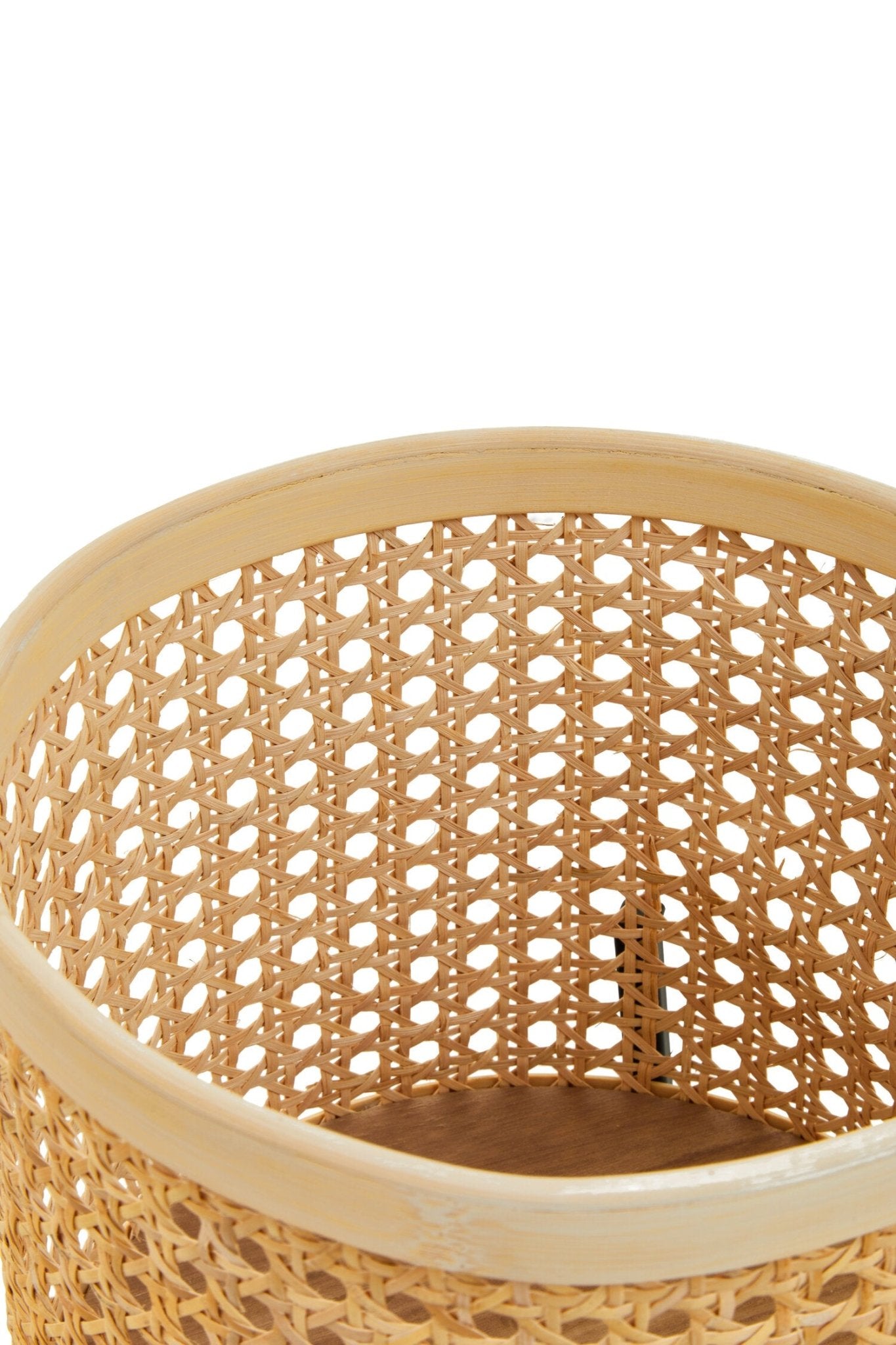 Depok Small Rattan Planter with Metal Stand | Luxury Home Accessories | Heulog Glow