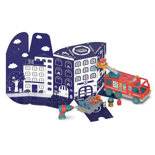 Design&Drill Bolt Buddies Fire Truck | Luxury Home Accessories | Heulog Glow