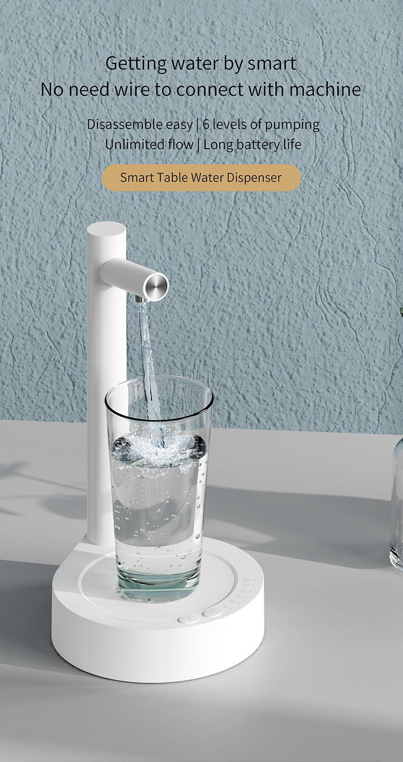 Desktop Bottled Water Automatic Pumping Water Device | Luxury Home Accessories | Heulog Glow