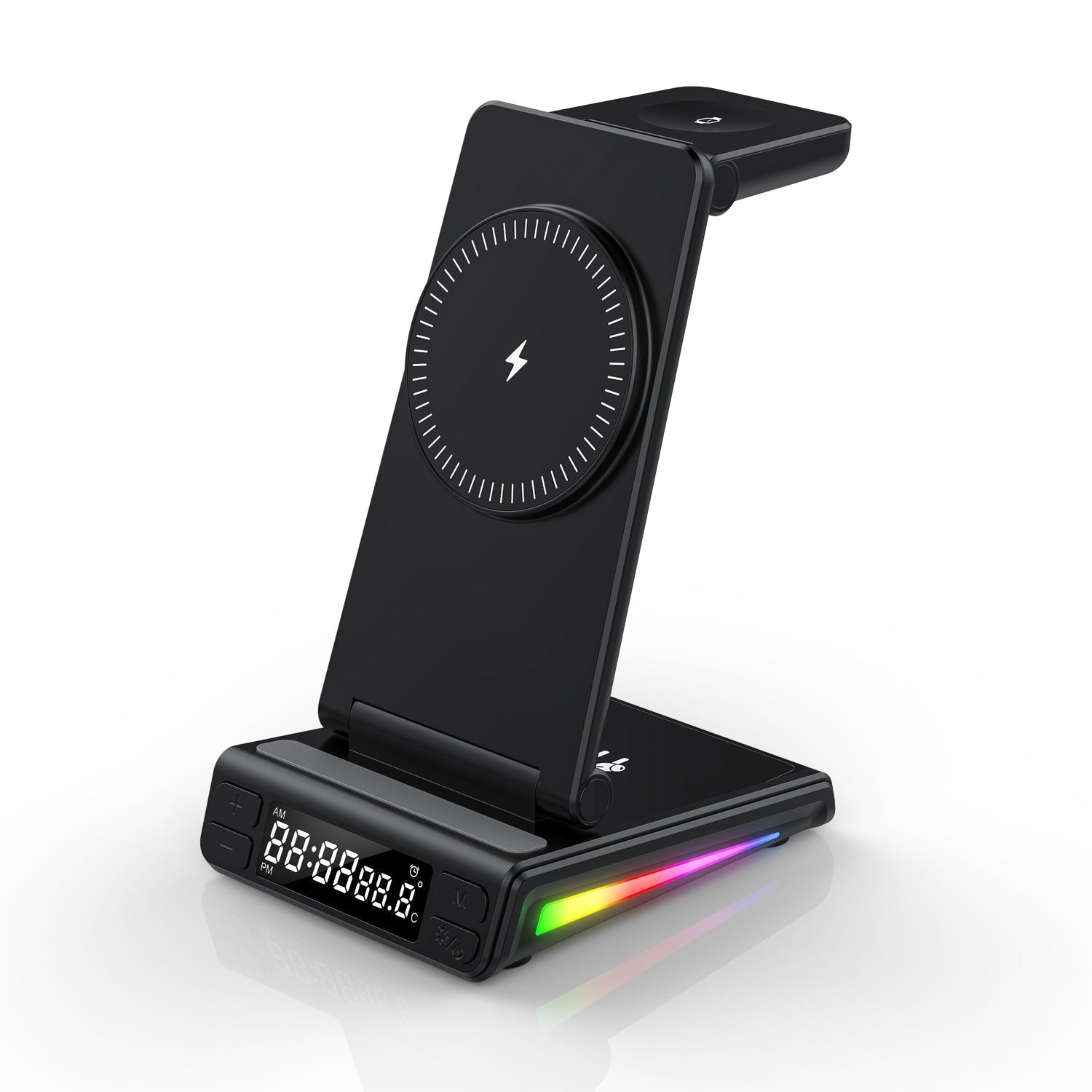 Desktop Vertical Five-in-one Folding Multifunctional Wireless Charger | Luxury Home Accessories | Heulog Glow