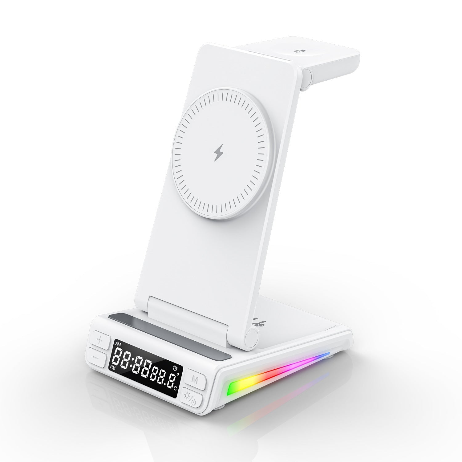 Desktop Vertical Five-in-one Folding Multifunctional Wireless Charger | Luxury Home Accessories | Heulog Glow