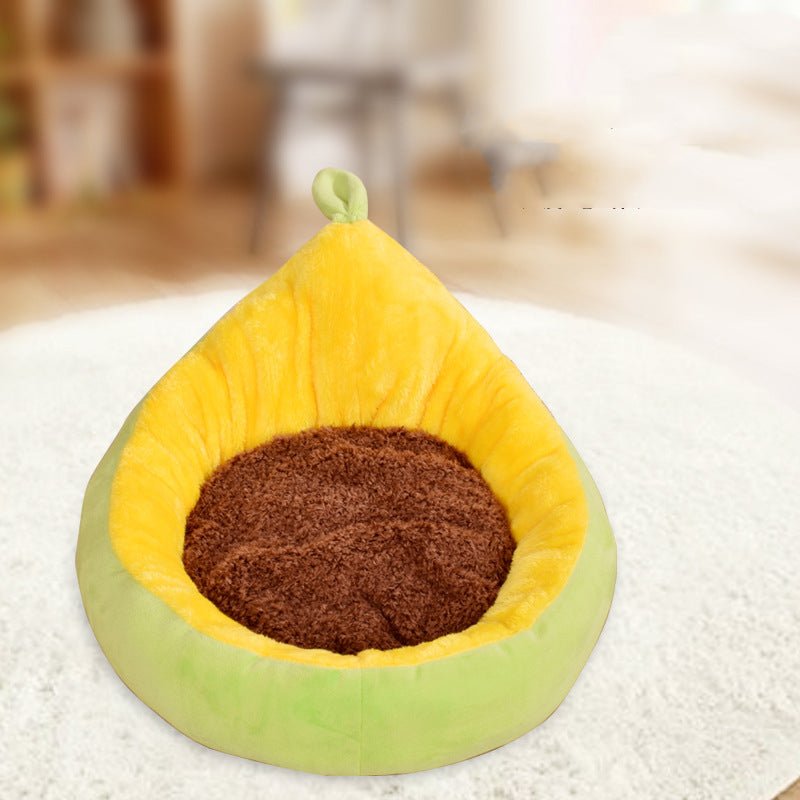 Detachable Cat Small Dog Avocado Kennel | Luxury Home Accessories | Heulog Glow