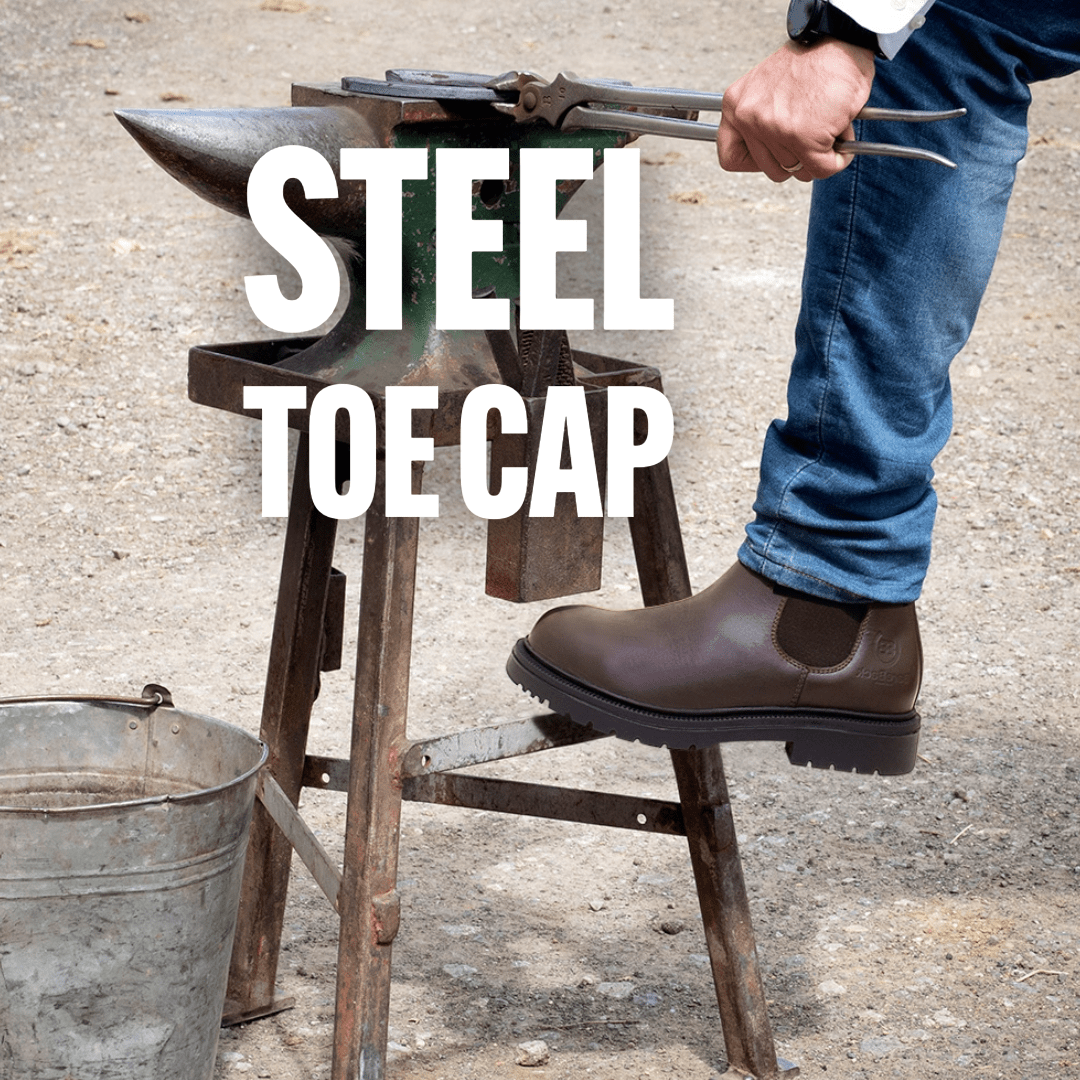 Detroit Steel Toe Cap Work Boots - Brown | Luxury Home Accessories | Heulog Glow