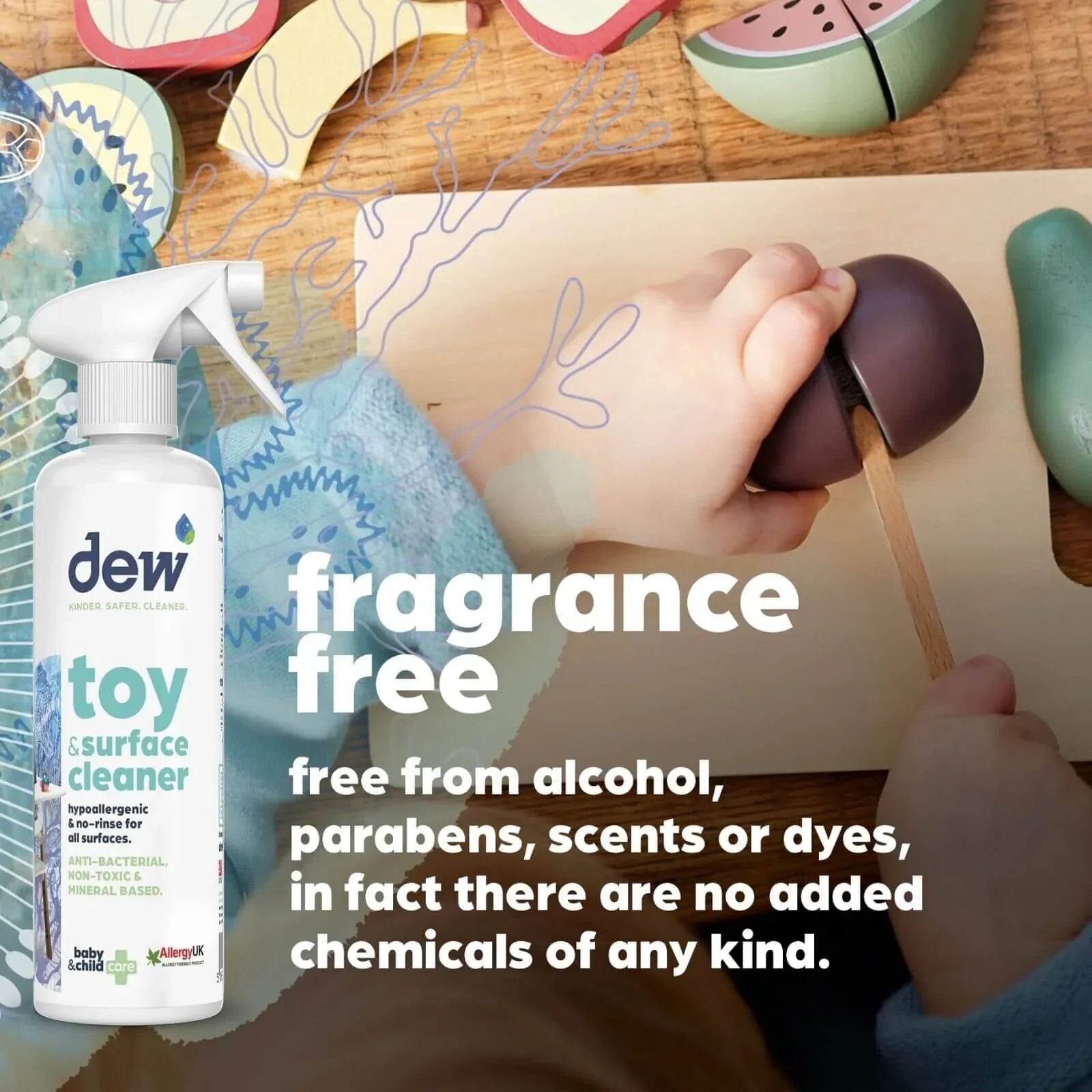 Dew Toy & Surface Cleaner 500ml | Luxury Home Accessories | Heulog Glow
