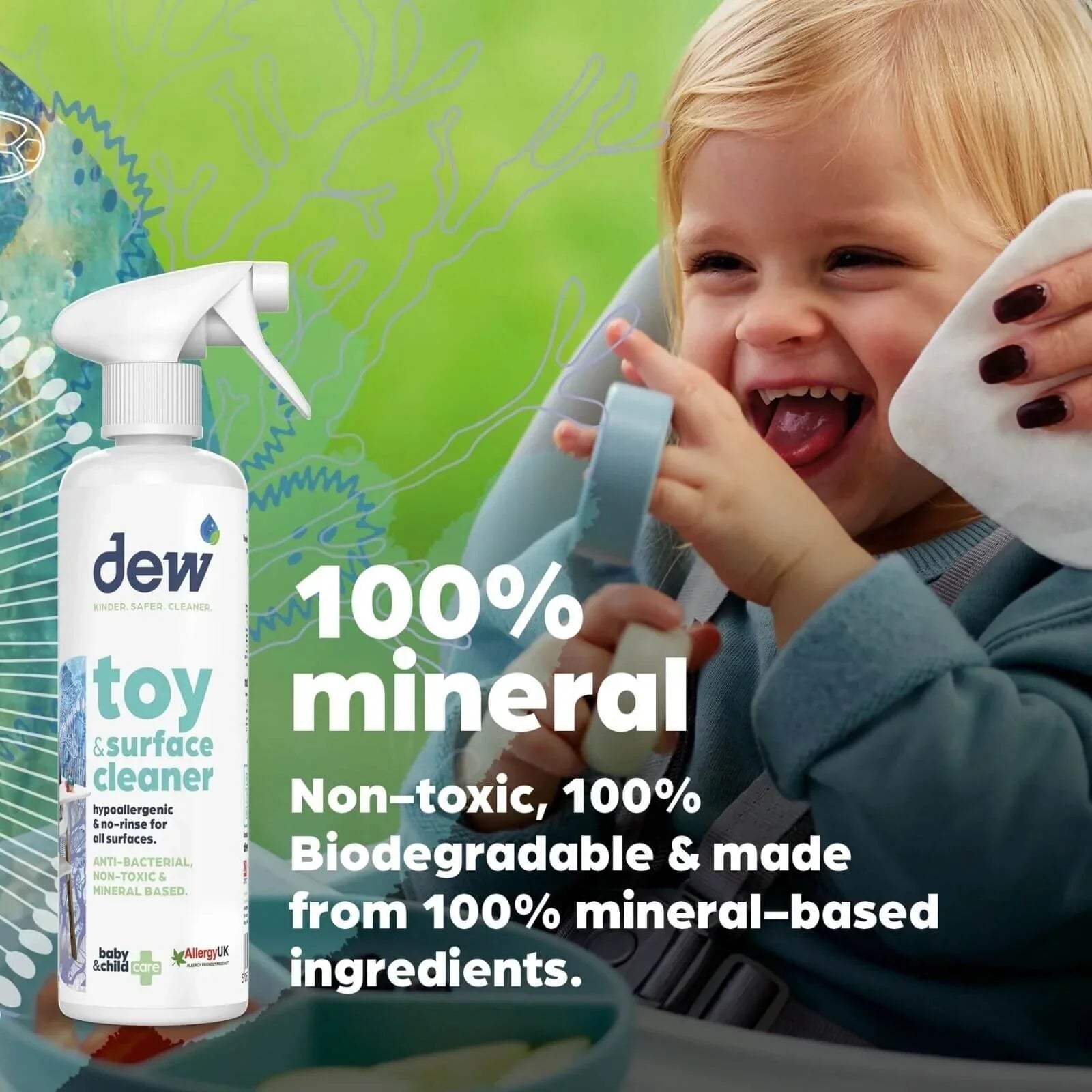 Dew Toy & Surface Cleaner 500ml | Luxury Home Accessories | Heulog Glow