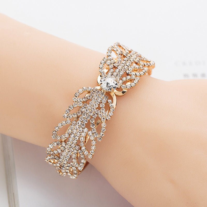 Diamond hand Bracelet Day gift | Luxury Home Accessories | Heulog Glow