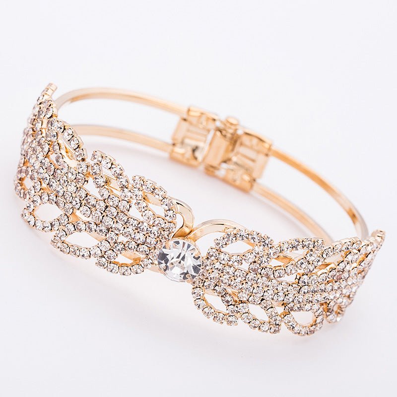 Diamond hand Bracelet Day gift | Luxury Home Accessories | Heulog Glow