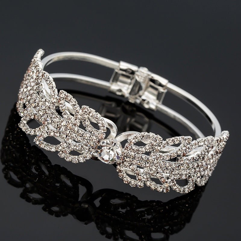 Diamond hand Bracelet Day gift | Luxury Home Accessories | Heulog Glow