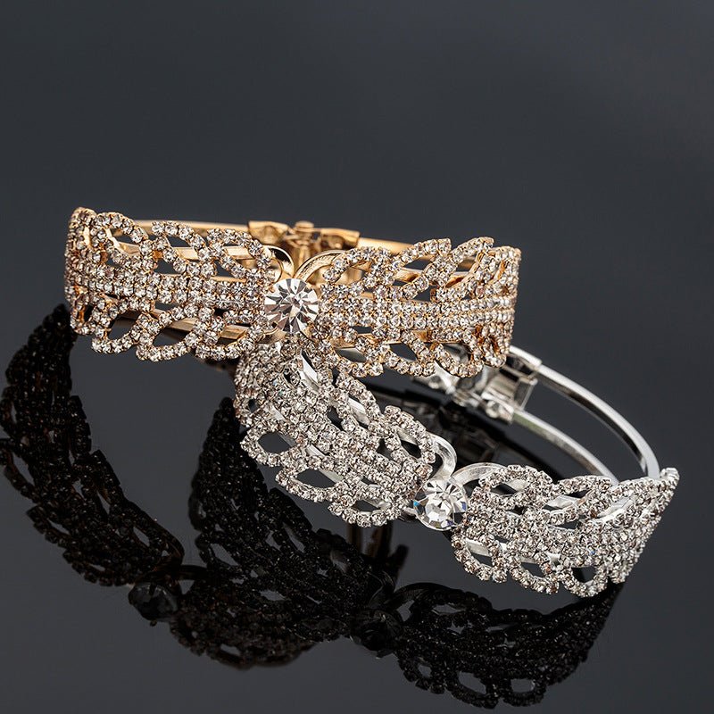 Diamond hand Bracelet Day gift | Luxury Home Accessories | Heulog Glow