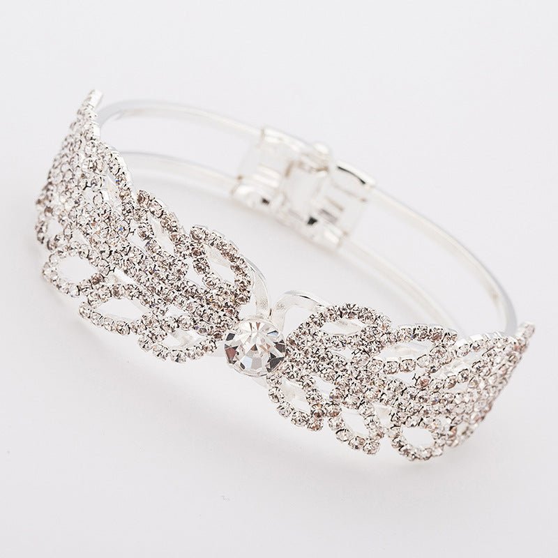 Diamond hand Bracelet Day gift | Luxury Home Accessories | Heulog Glow