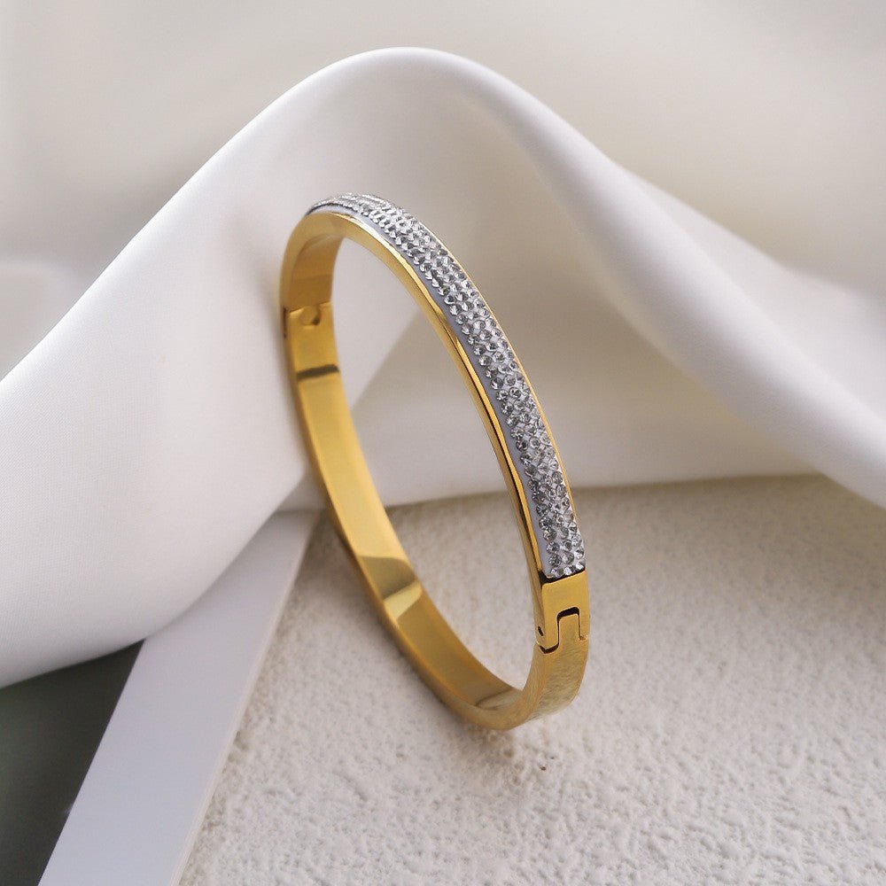 Diamond-studded Open Bracelet For Women | Luxury Home Accessories | Heulog Glow
