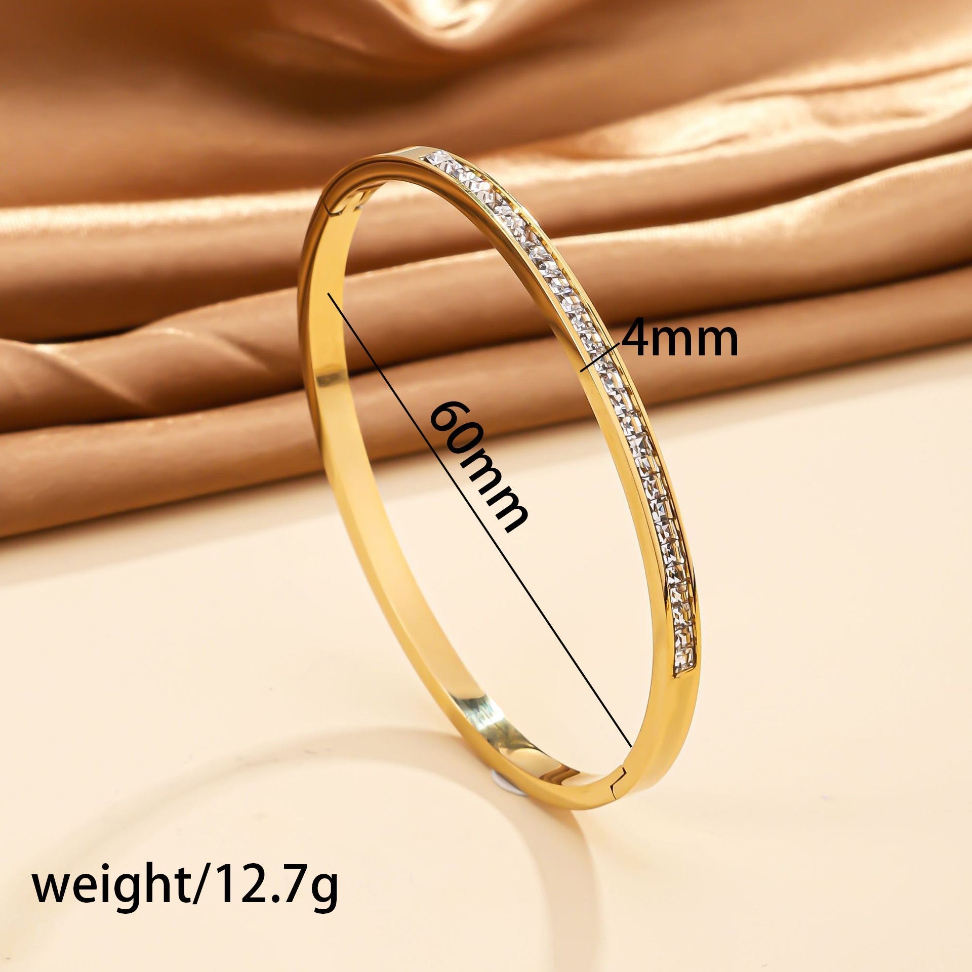 Diamond-studded Open Bracelet For Women | Luxury Home Accessories | Heulog Glow