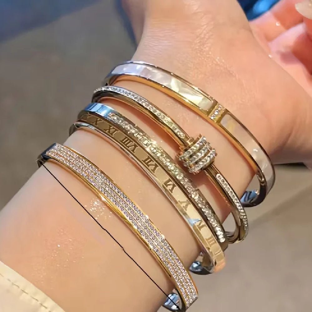 Diamond-studded Open Bracelet For Women | Luxury Home Accessories | Heulog Glow