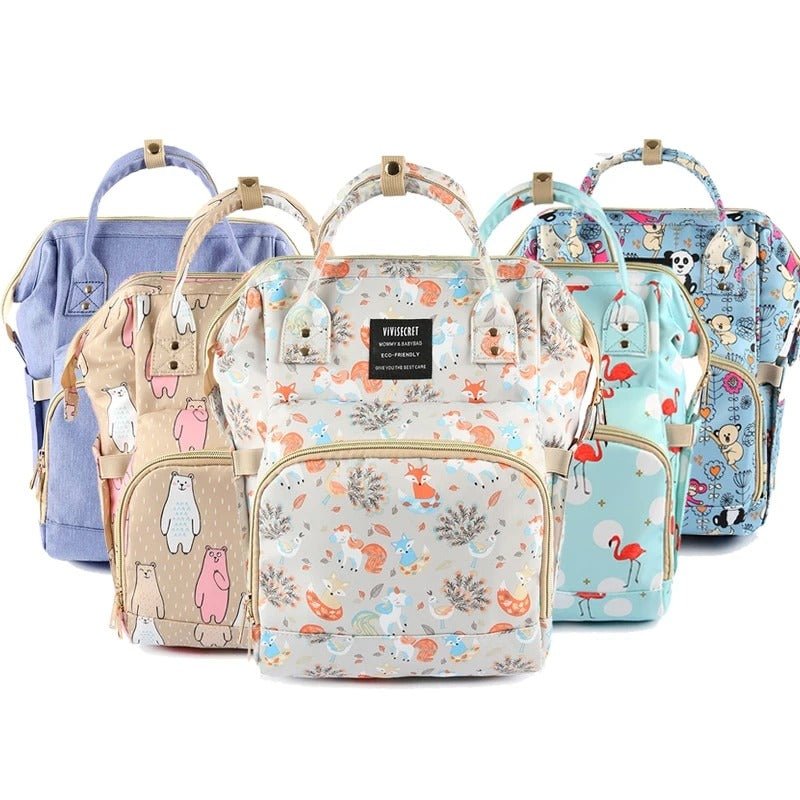 Diaper Bag Backpack For Moms Waterproof | Luxury Home Accessories | Heulog Glow