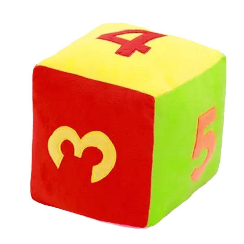 Dice-shaped Pillow, Large Size, Children's Plush Toy | Luxury Home Accessories | Heulog Glow